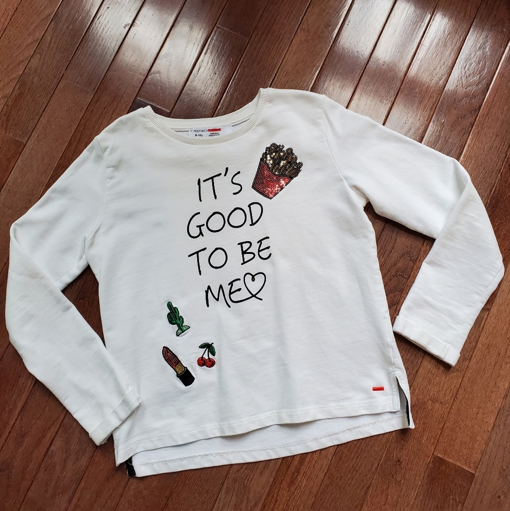 Castro long sleeve top girls